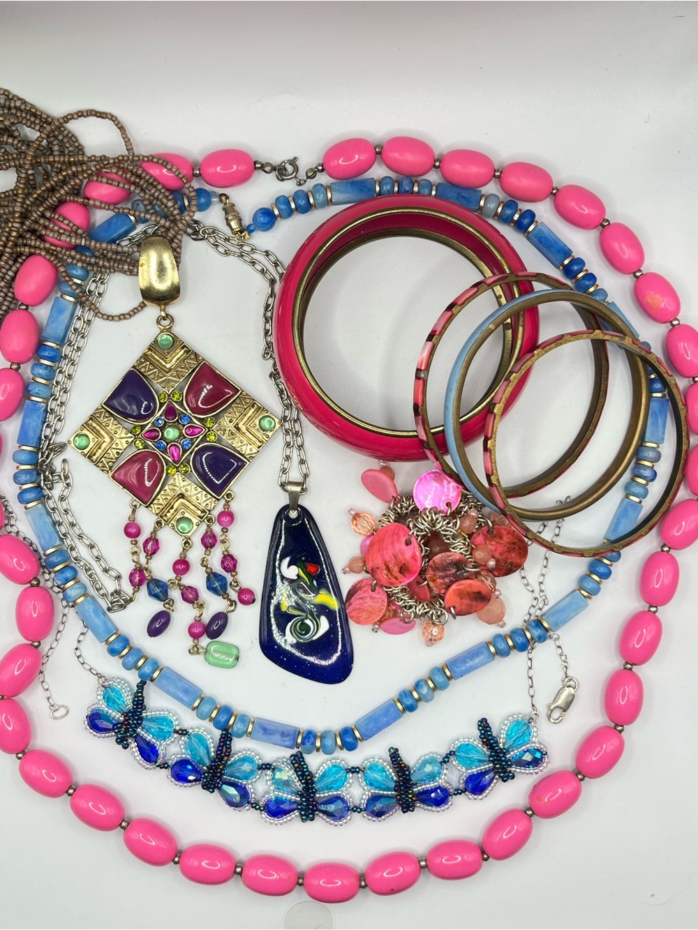 Funky Mixed Jewelry Lot Vtg to Now MCM 925